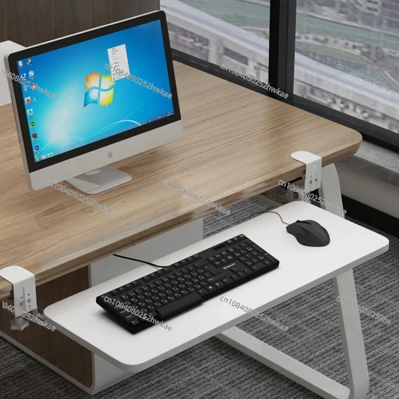 Keyboard Tray Under Desk - Kelepçeli Klavye Tepsisi Ergonomik Sürgülü Masa