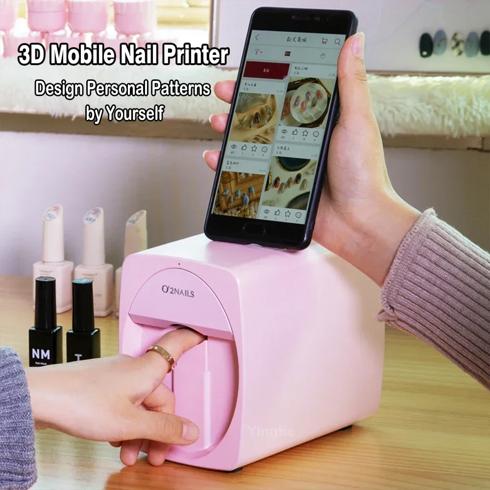 Home Office Printer - Akıllı Tırnak Yazıcı 3D Taşınabilir Mobil