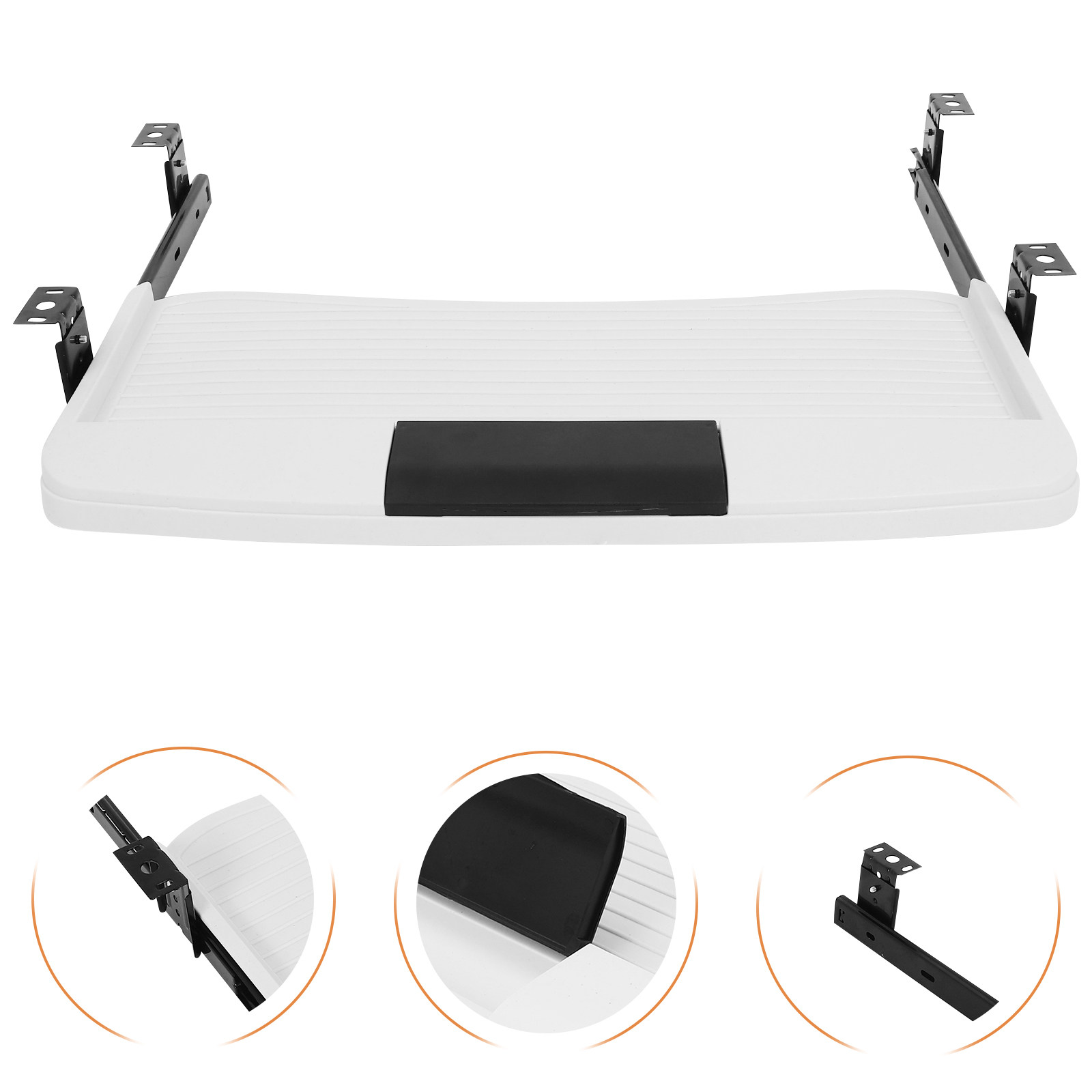 Keyboard Tray Under Desk - 1 adet USB Klavye, Taşınabilir Bilgisayar,