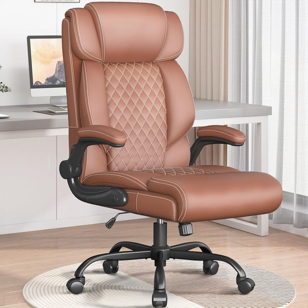 Ergonomic Office Chair - Oice Chair-Executive Yüksek Sırtlı, Nefes Alabilen,