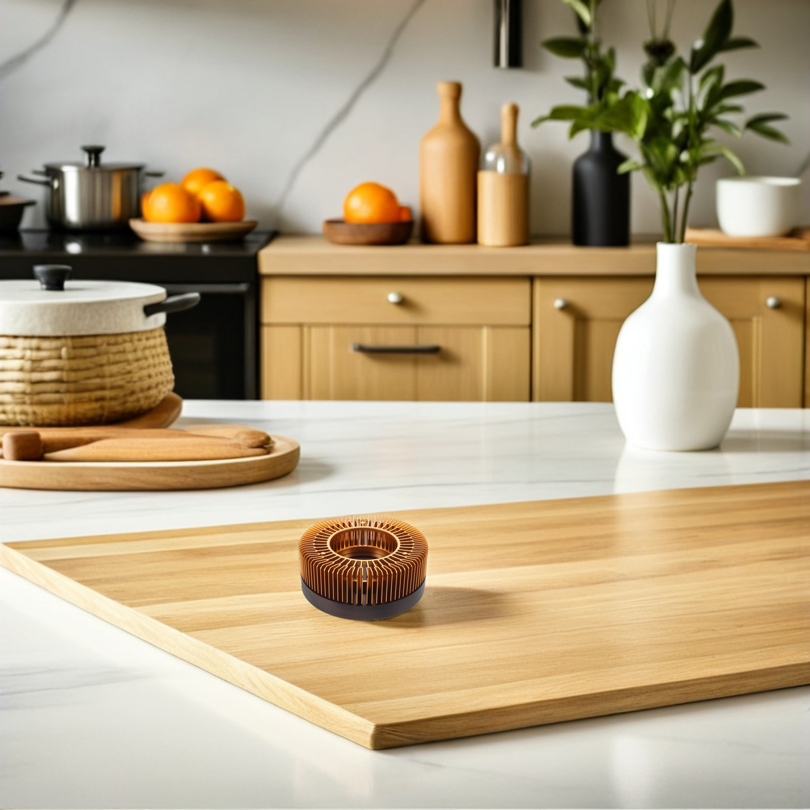 Office Table Home - Altın Çaydanlık Isıtıcı, Alüminyum Çaydanlık Isıtıcı