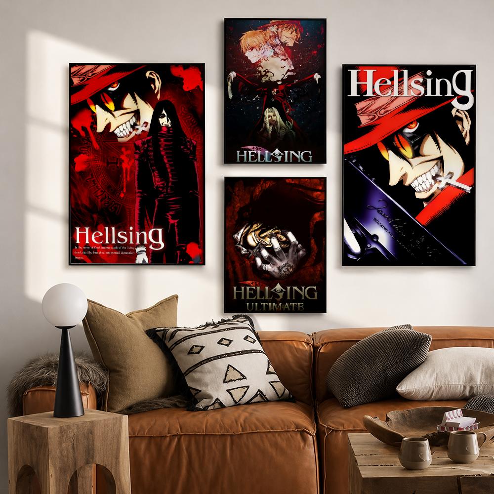 H-Hellsing U-Ultimate Poster H - Home Office Wallpaper incelemesi ve fiyatı