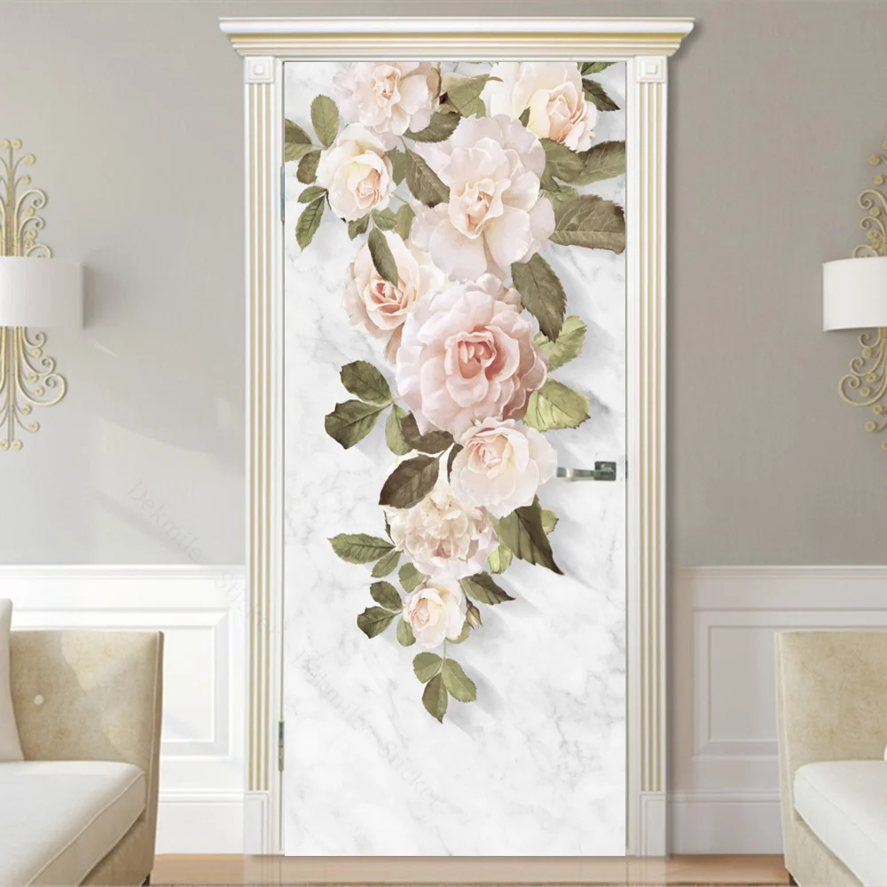 3D Kapı Etiket Yaprak Bitkiler - Home Office Wallpaper incelemesi ve fiyatı