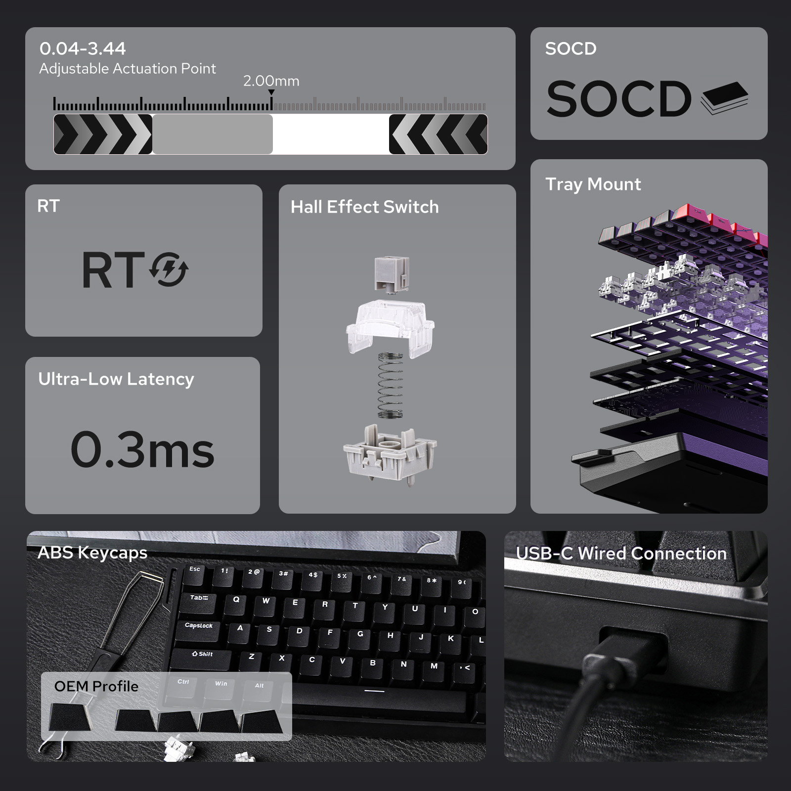 Özel AULA WIN60 HE WIN60 HE MA - Keyboard Tray Under Desk incelemesi ve fiyatı