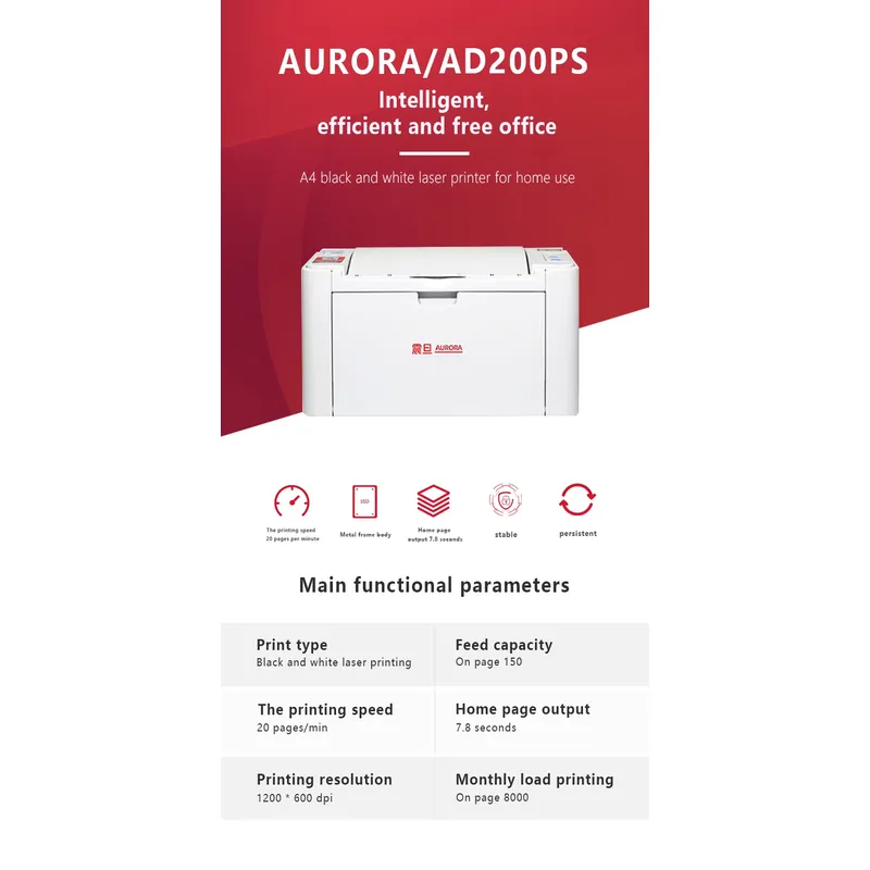 Sıcak Fırsat Aurora AD200PS Si - Home Office Printer incelemesi ve fiyatı