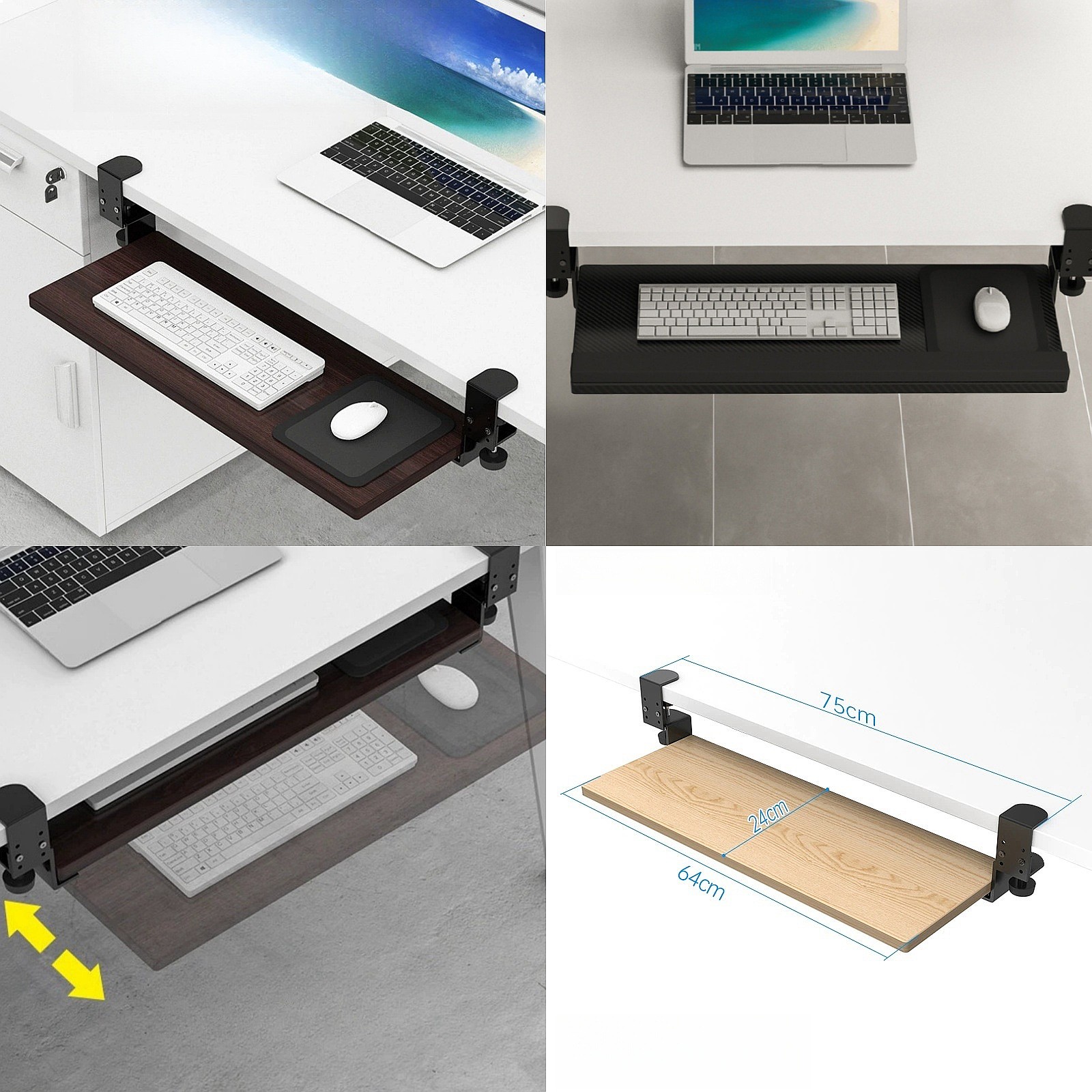 Masa Altı Klavye Braketi Masa  - Keyboard Tray Under Desk incelemesi ve fiyatı