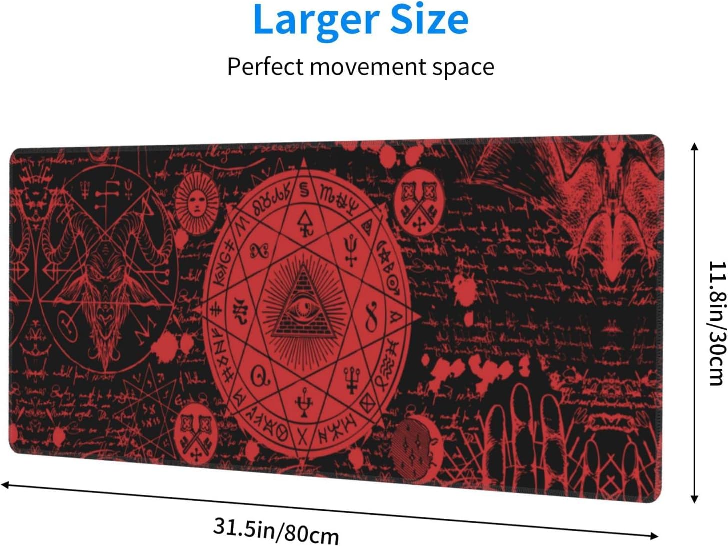 Vintage Gotik Simya Desenli Ge - Mousepad Xl Extended incelemesi ve fiyatı