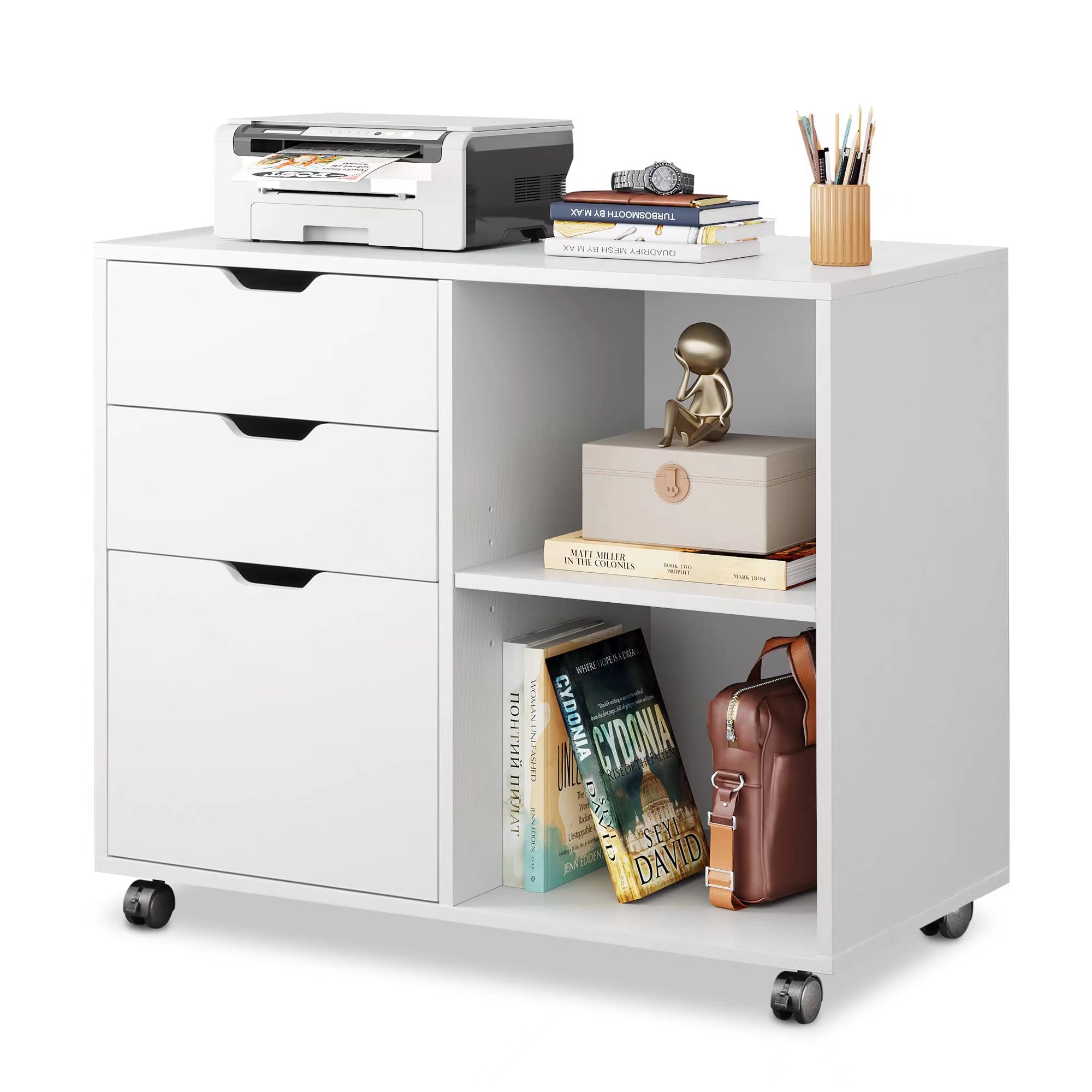 3 Çekmeceli Ahşap Dosya Dolabı - Home Office Printer incelemesi ve fiyatı