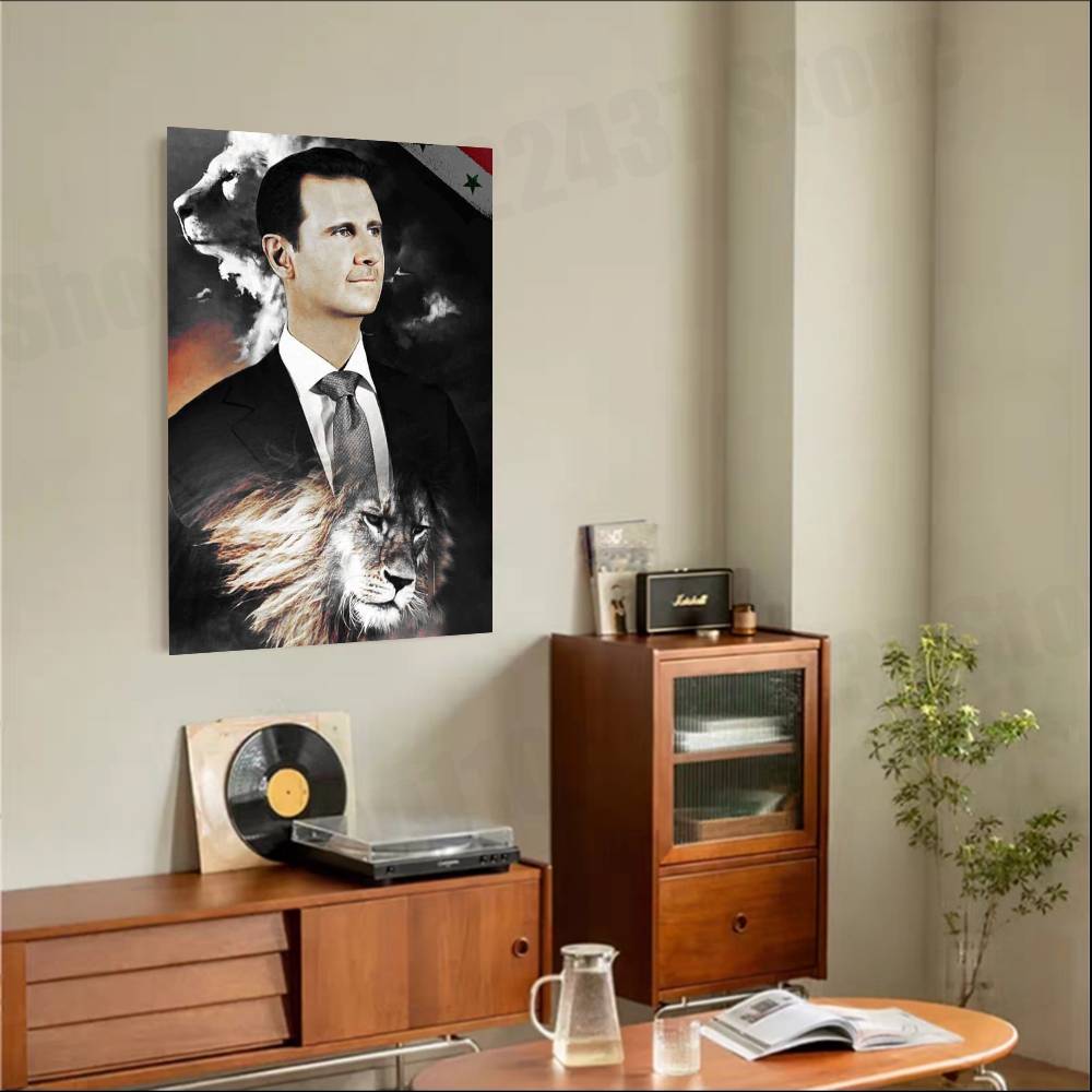 B-Bashar A-Assad Suriye Poster - Home Office Wallpaper incelemesi ve fiyatı